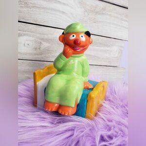 Vintage Chalkware Sesame Street Ernie Music Box